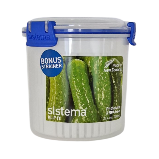 Sistema Klip It pyöreä säilytysrasia 700 ml